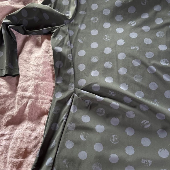 Porto San Francisco Long sleeved black with blue dots blouse Size 2 - Picture 9 of 13